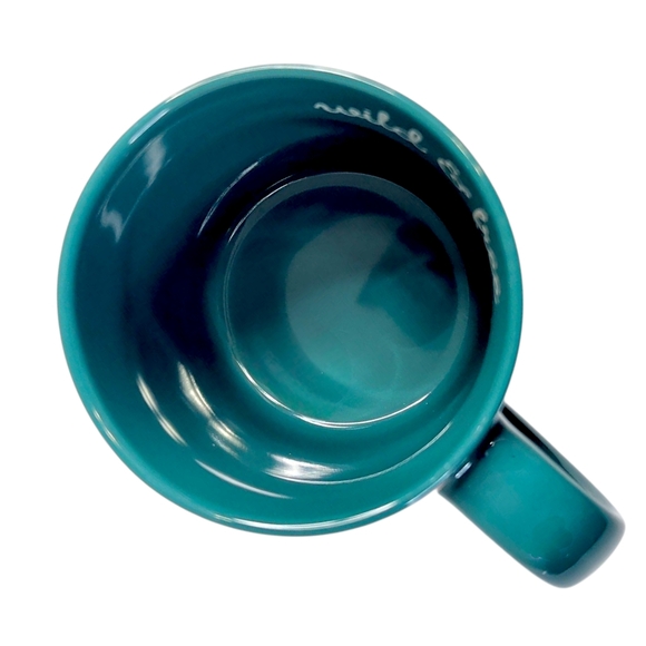 Opal House Wild & Free Mug Green Orange Birds Fruit Branches Stoneware 16 oz - Picture 5 of 7